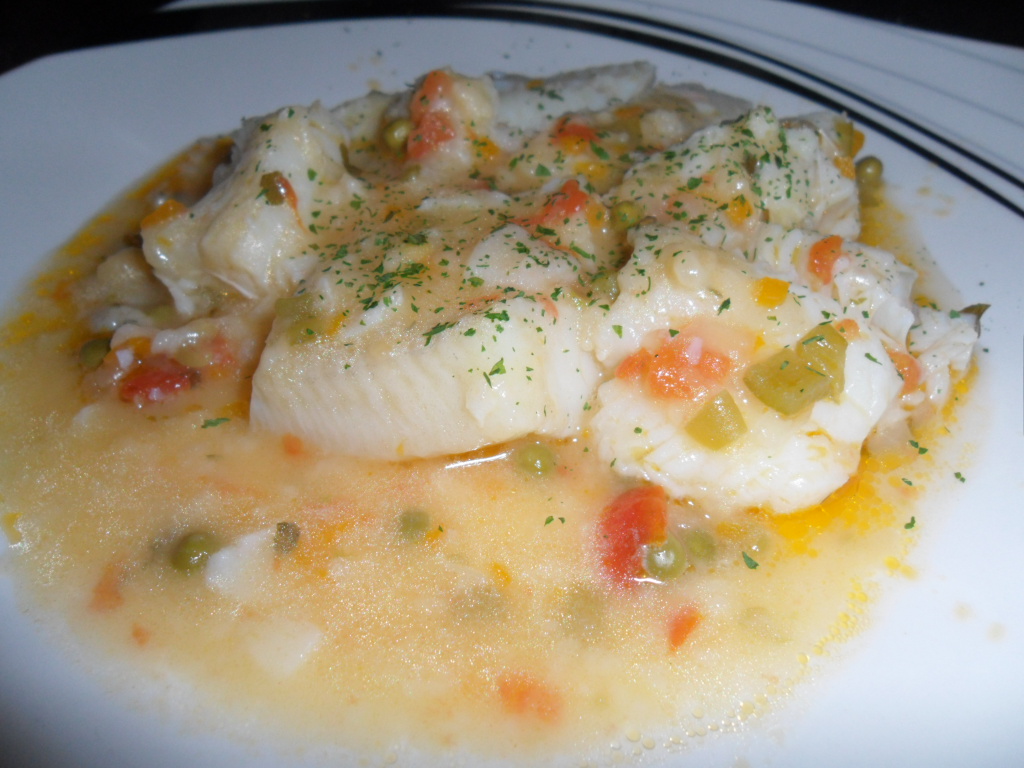 La cocina según Ereaga Halibut en salsa española