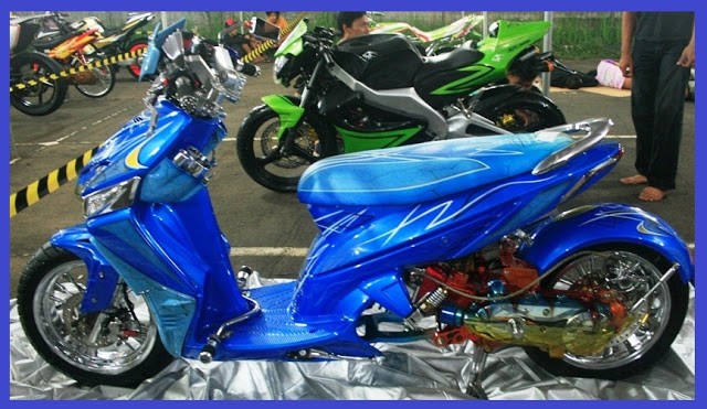 Sultan Mahesa Blog's: Modifikasi Motor Honda Vario LowRider