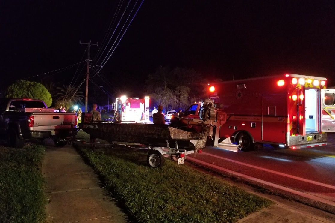 Fiery Crash Knocks Out Power In Merritt Island