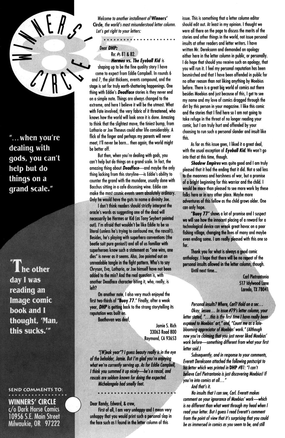 Read online Dark Horse Presents (1986) comic -  Issue #85 - 18