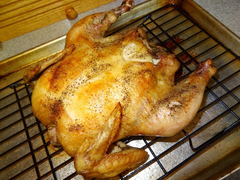 Simple Oven Roasted Chicken