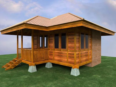  villa  desain terbaru minimalis  villa  kayu  contoh desain rumah  kayu  Contoh Rumah  Minimalis 