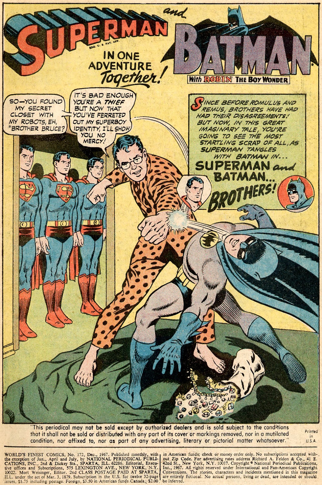 Comic Worlds Finest Comics Issue 172 - 