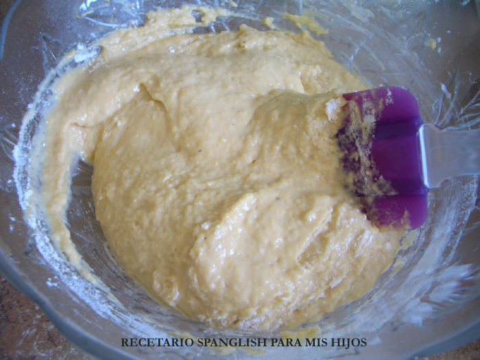 Recetario Spanglish para mis hijos Simil fainá con garbanzos