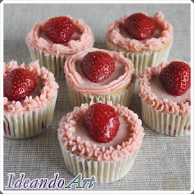 Cupcakes de fresas
