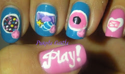 crush candy nails purple