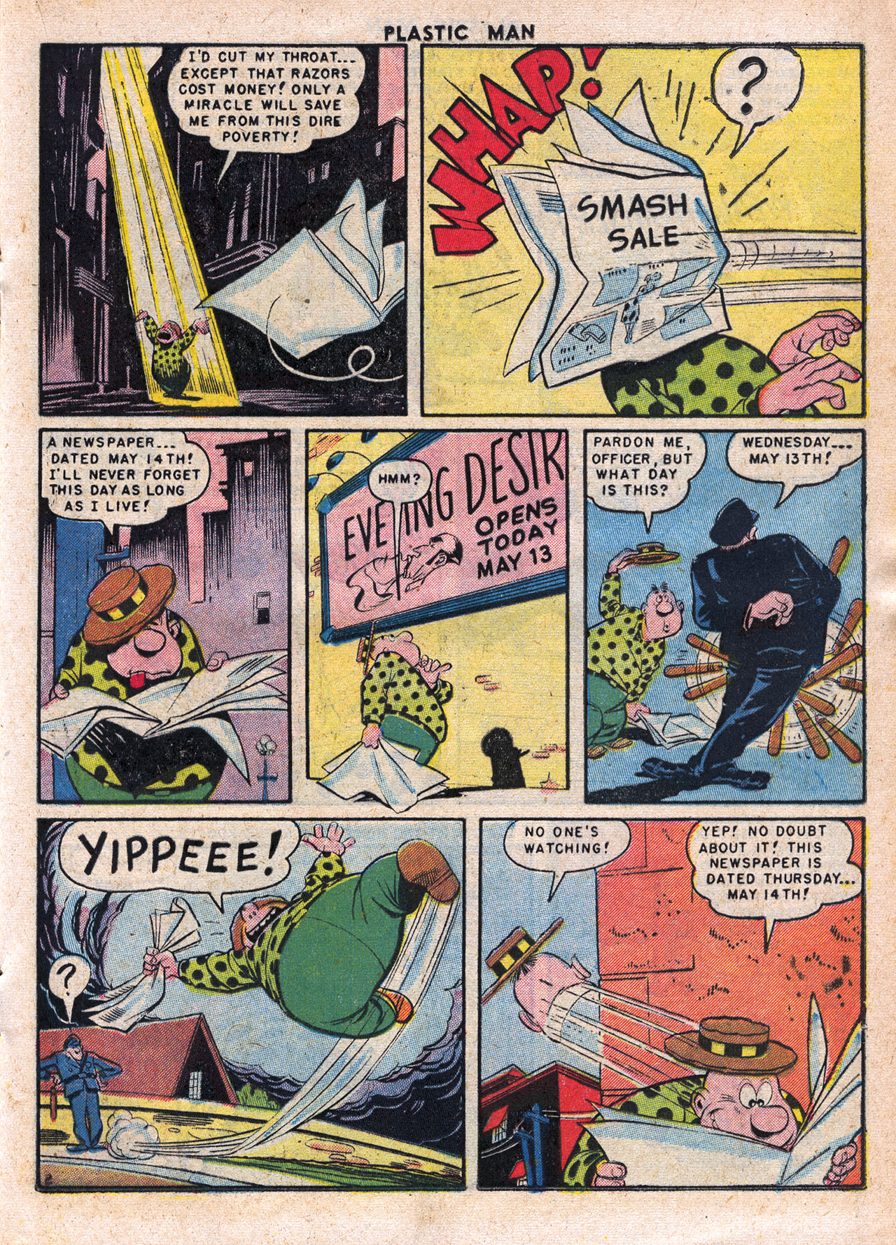 Read online Plastic Man (1943) comic -  Issue #58 - 17