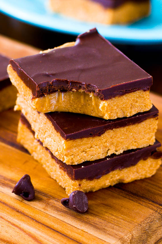 Lisa's World NoBake Chocolate Peanut Butter Bars