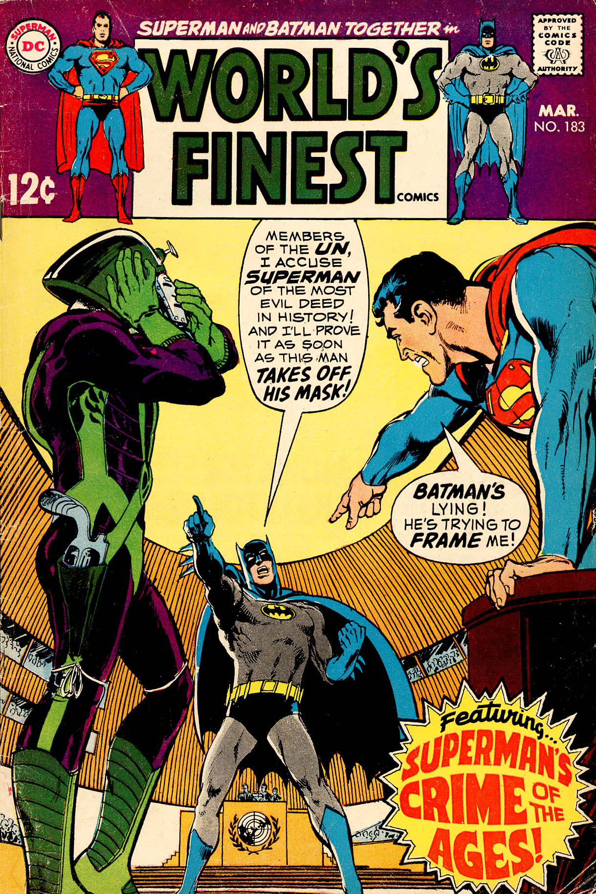 World's Finest Comics issue 183 - Page 1