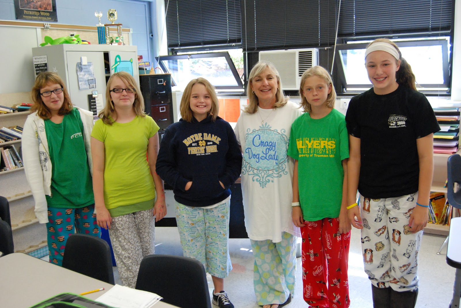 What's New at Truman: Spirit Week Monday~Pajama Day