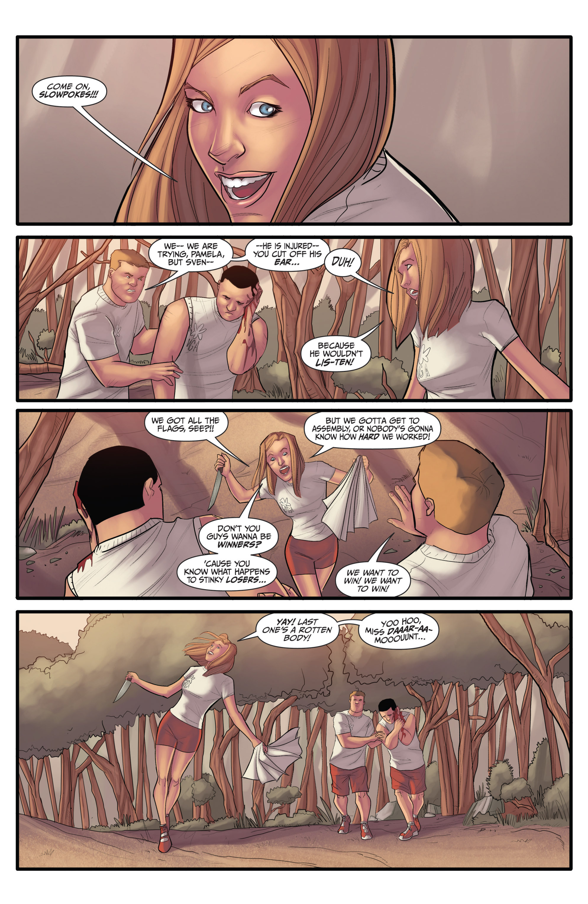 Read online Morning Glories comic -  Issue # _TPB 5 - 128