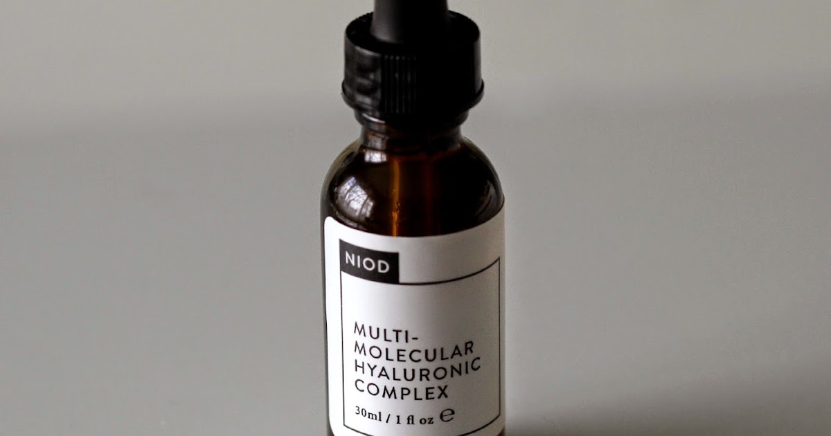 NEW in Skincare NIOD MultiMolecular Hyaluronic Complex First