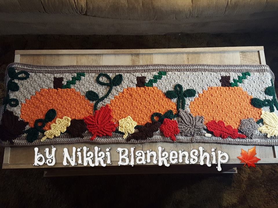 Crochet Adventure Fall TAble Runner