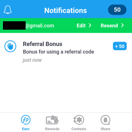 feature points referral bonus