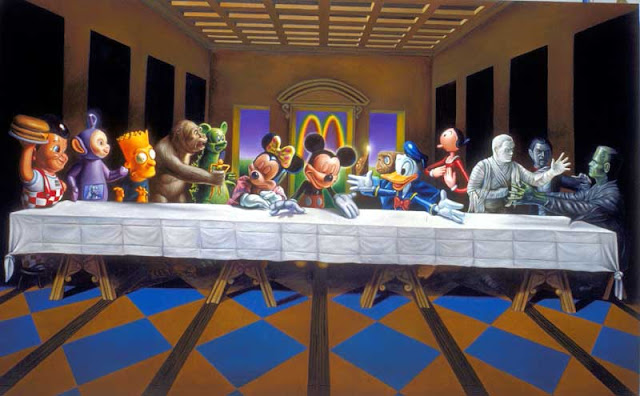 Ron English, Last Supper Icons, 2011