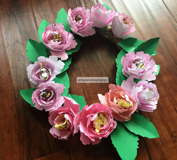 simplejoys paper flower crown how to make a paper flower crown