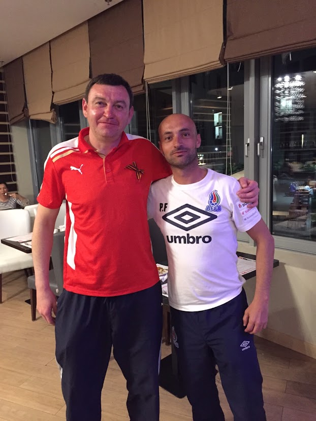 NICOLAY (Bielorrussia Goalkeeper Coach) e PAULO VIOLA