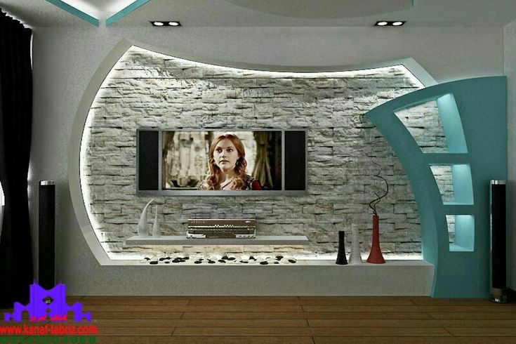 Latest Gypsum Board Tv Wall Design For Living Room Tv Wall