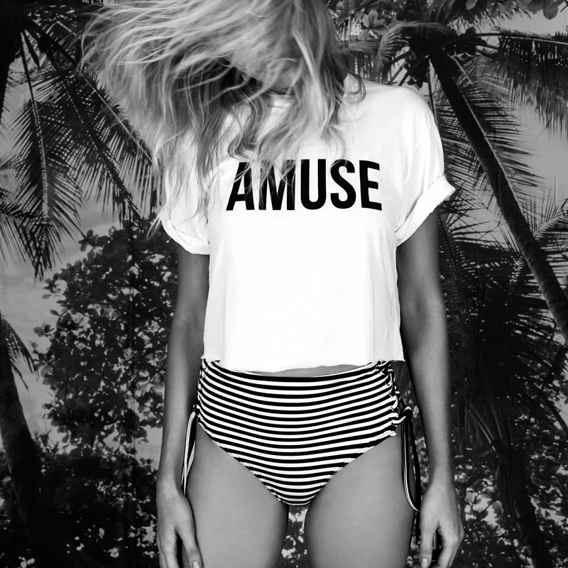 Amuse society Aja L/S woven bodysuit natural main image 0