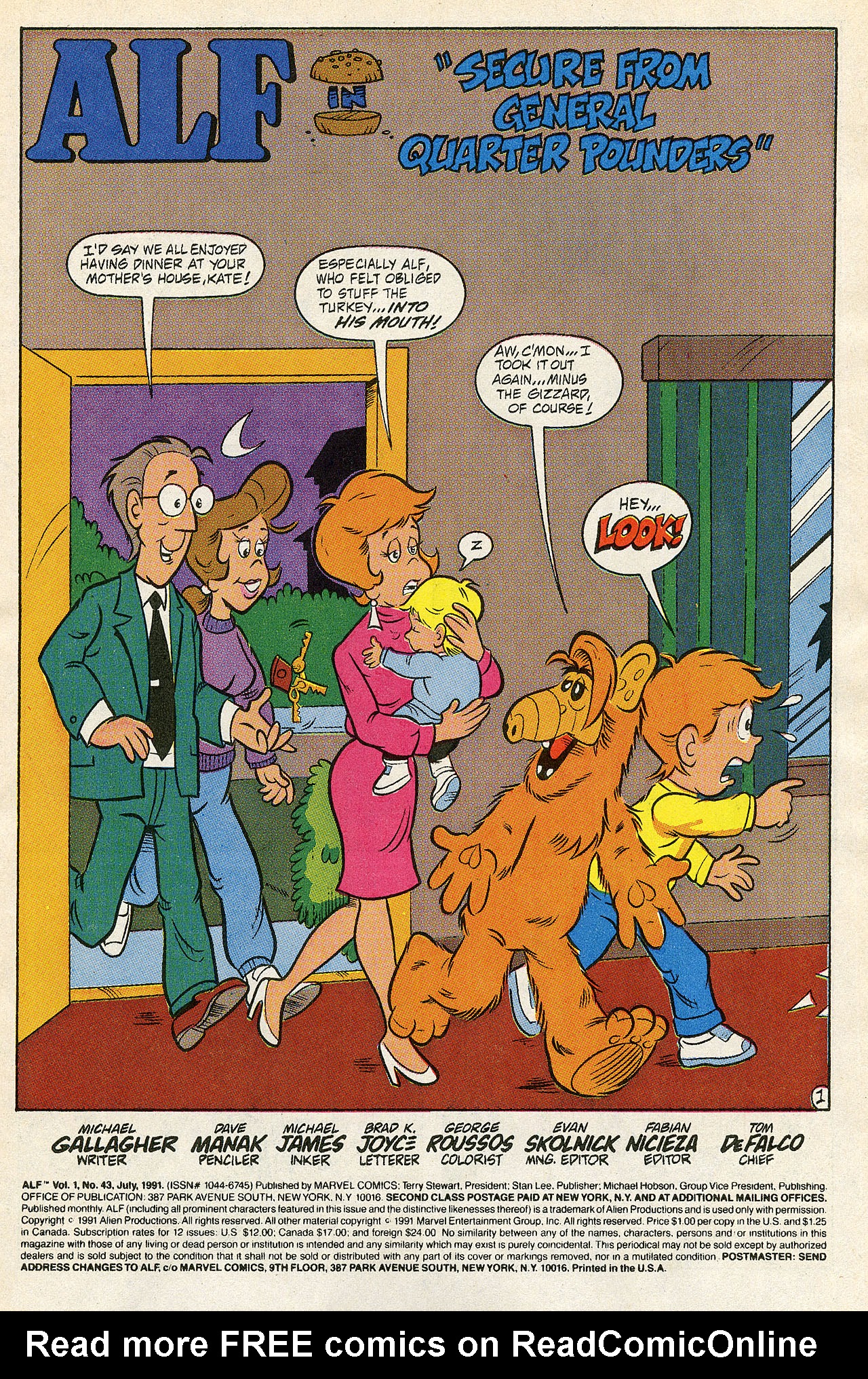 Read online ALF comic -  Issue #43 - 3