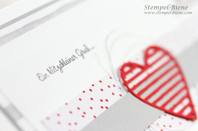 Stampinup Valentinstagskarte; Stampinup Mit Gruß und Kuss; Matchthesketch; Valentinstagskarte basteln; stampinup Frühjahrskatalog 2017; stempel-biene
