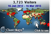 Visitors between June 2012 and March 2015