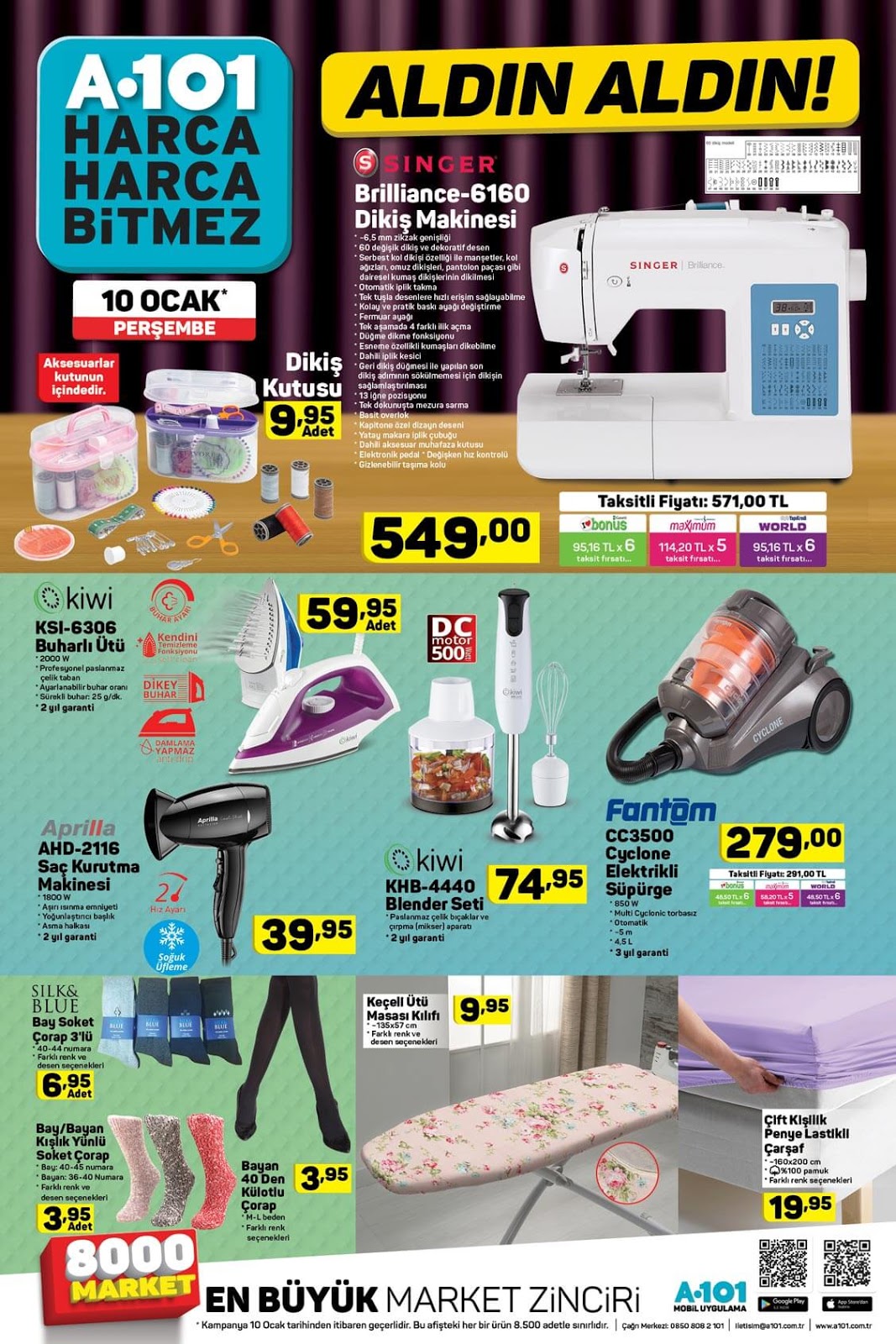 10 ocak 2019 a101 aktuel urunler katalogu