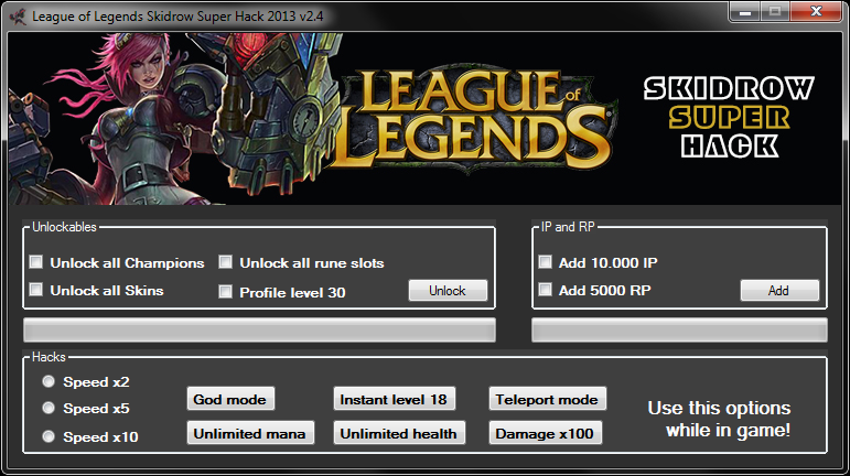 Hack coupons league of legends