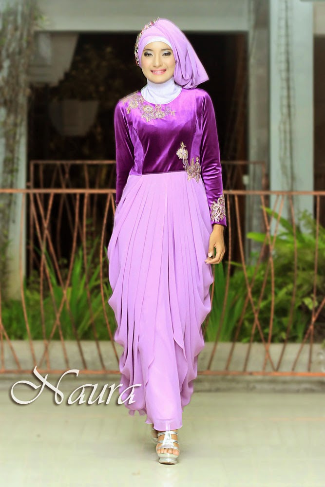 gamis pesta muslimah