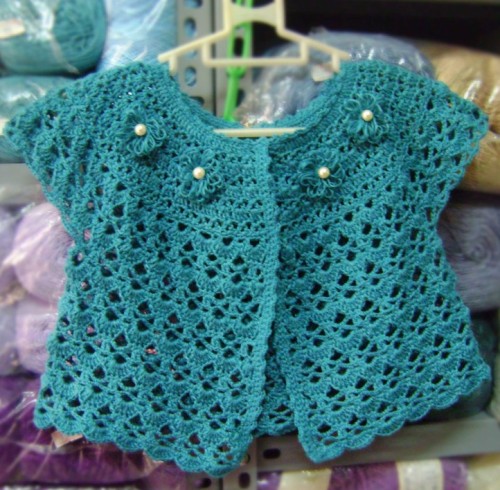 Crochet spring jacket - Free Pattern