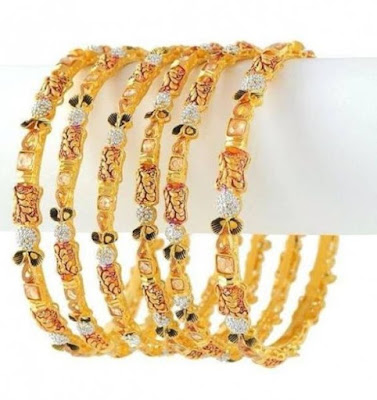 Latest Gold Choria/Bangas Designs