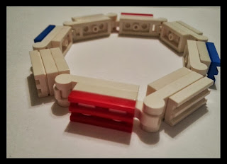 Patriotic Brick Bracelet available through Building Legos with Christ