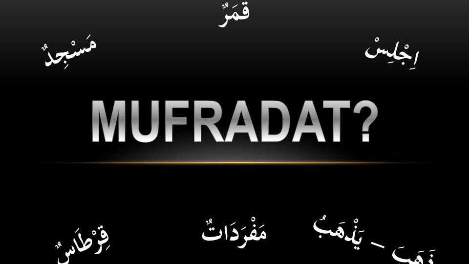Apa Itu Mufradat Kamus Mufradat
