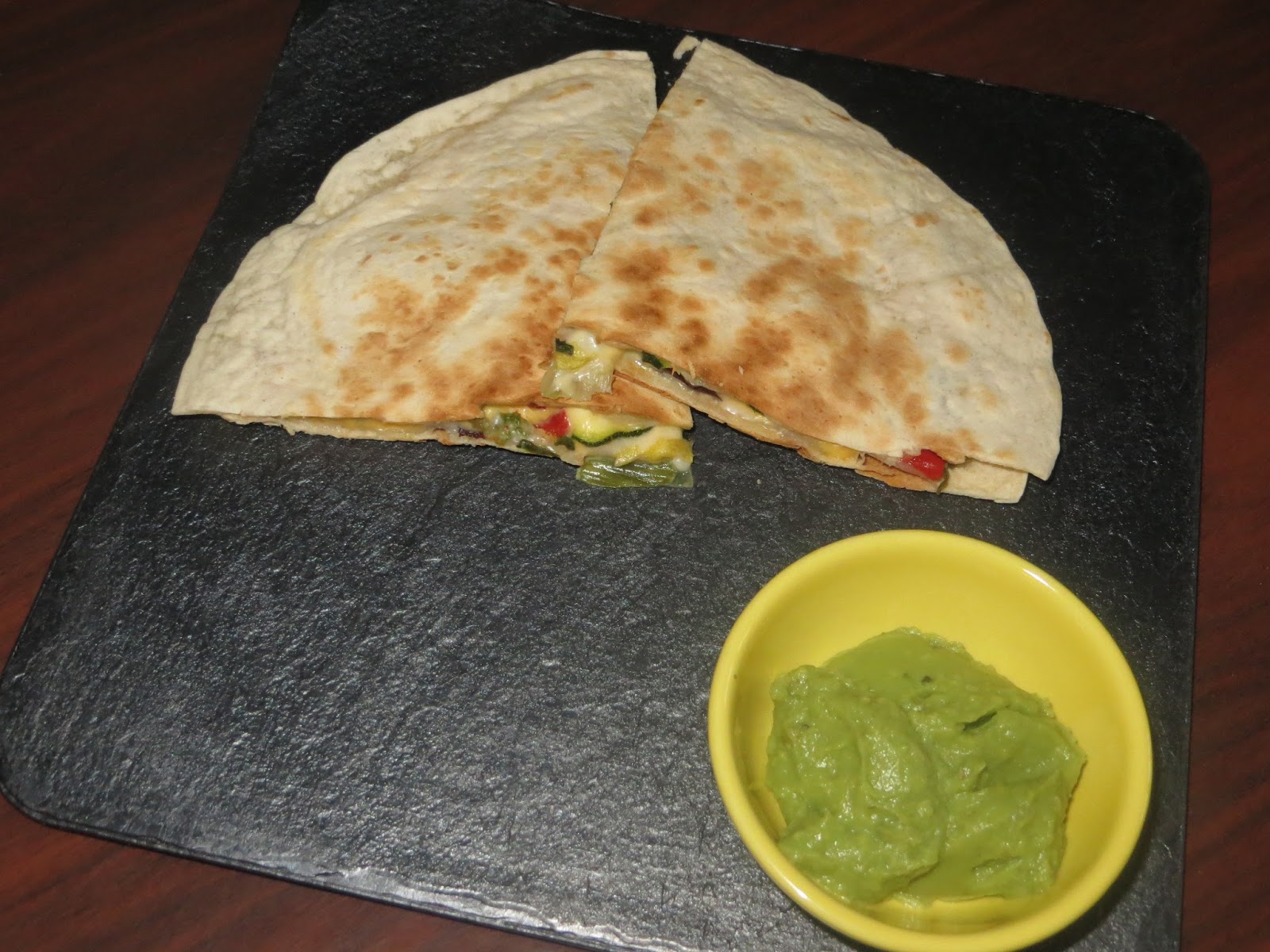 La cuchara en la maleta QUESADILLA DE VERDURAS Y QUESO