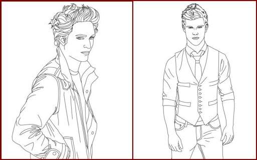 taylor lautner coloring pages - photo #19