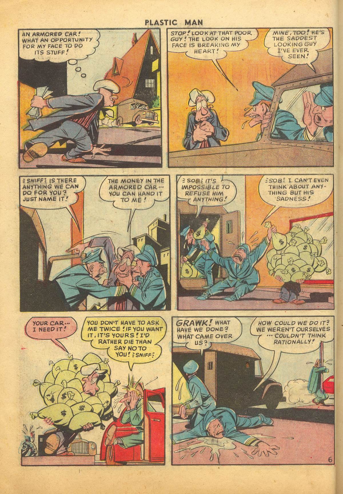 Read online Plastic Man (1943) comic -  Issue #20 - 8