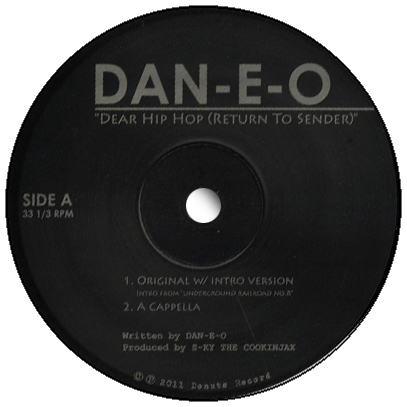 Dan-E-O & DJ S-Ky The Cookinjax - Dear Hip Hop 12" JP (2011)