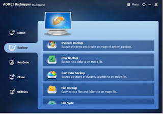 The simplest PC backup software : AOMEI Backupper Professional