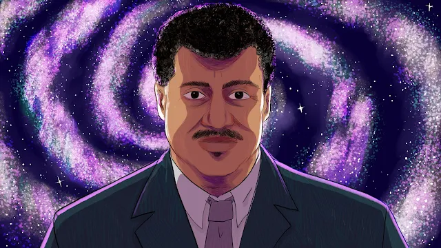 Ilustração de Neil deGrasse Tyson