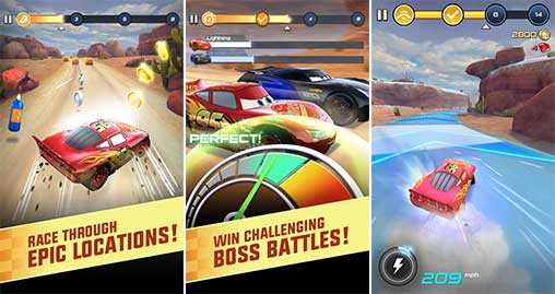 لعبة السباق Cars: Lightning League  مهكره (اوفلاين) للأندرويد ـ تحديث متجدّد
