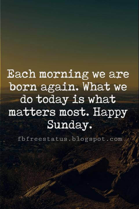 Inspirational Sunday Morning Quotes and Images