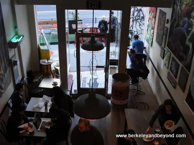 interior of Farley's East in Oakland, California