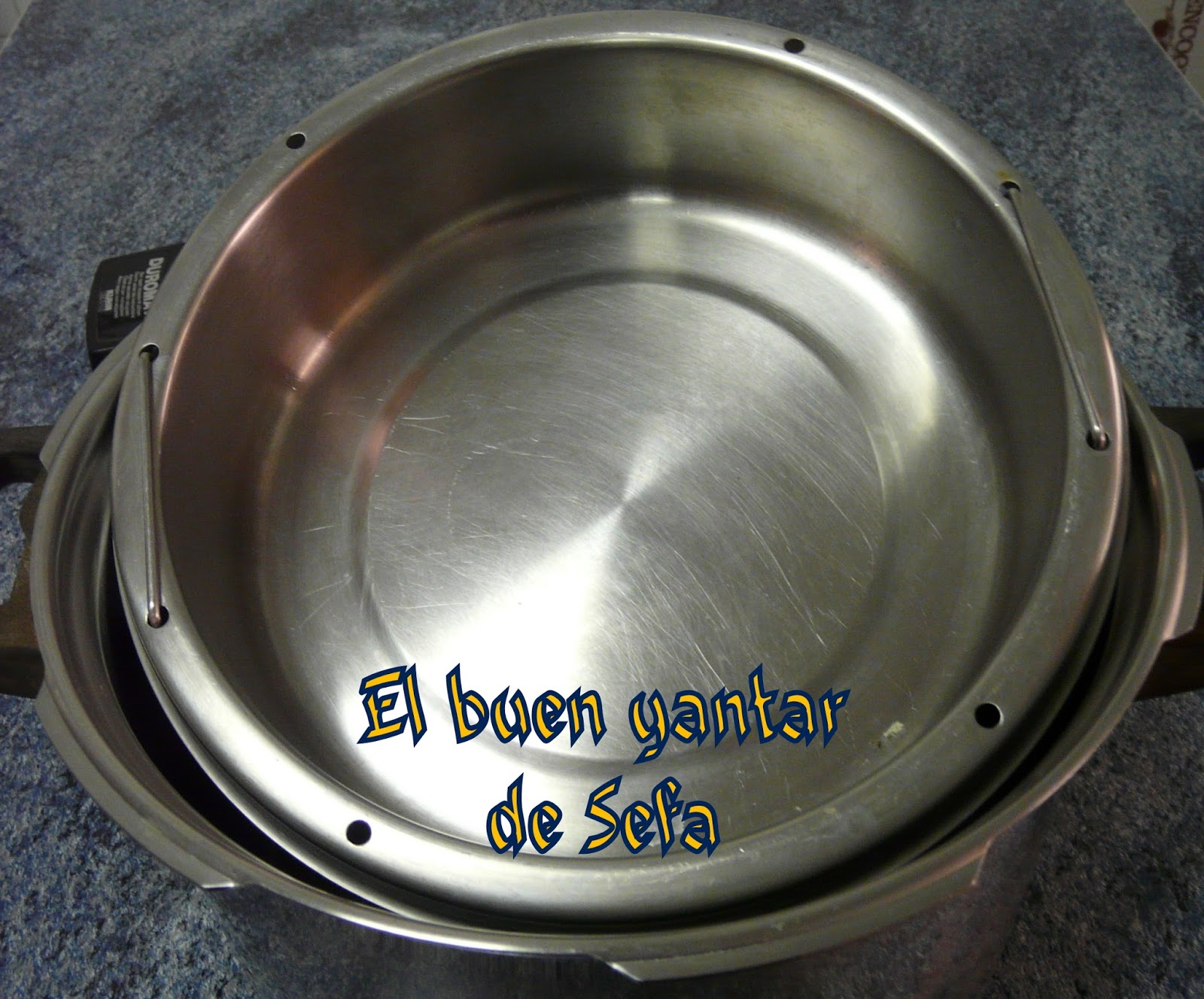 El buen yantar de Sefa PASTEL DE CARNE EN OLLA RÁPIDA