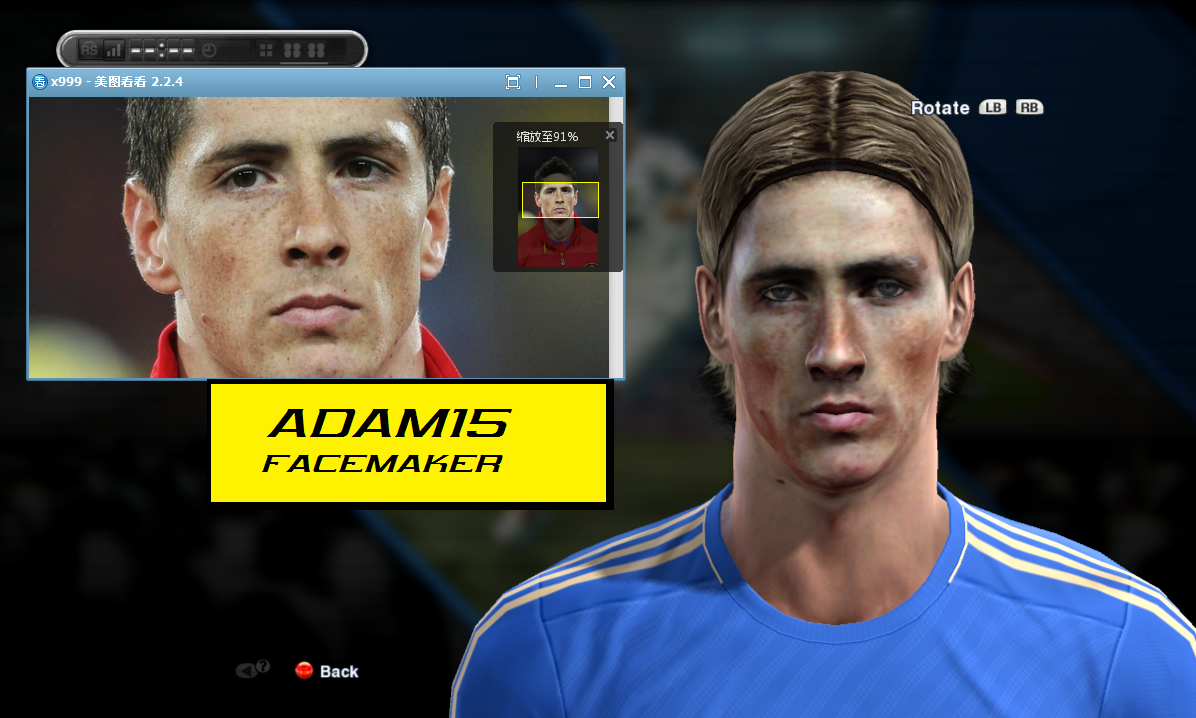 ADAM15 PES FACE MAKER Torres Face By Adam15