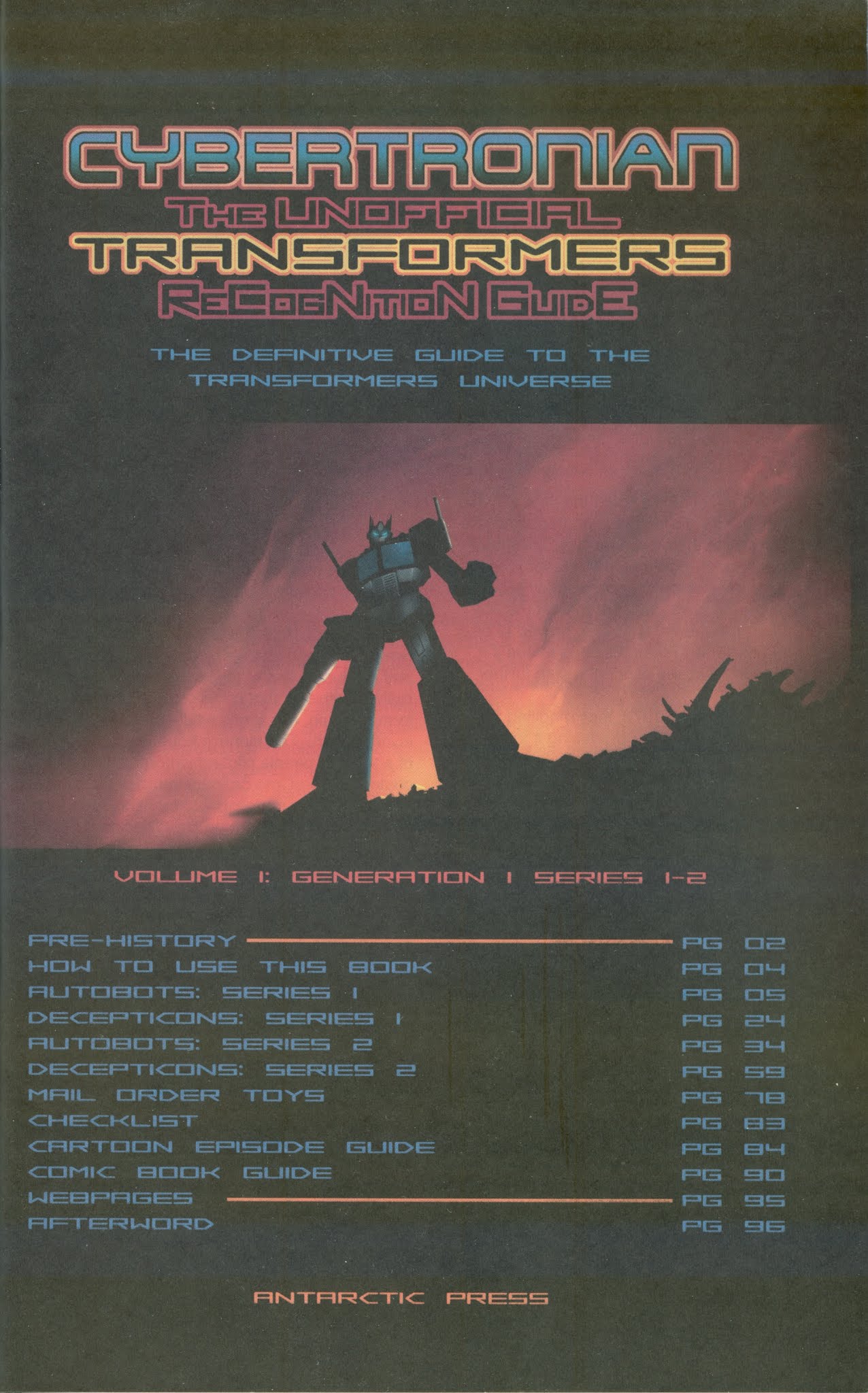 Read online Cybertronian: An Unofficial Transformers Recognition Guide comic -  Issue #1 - 3
