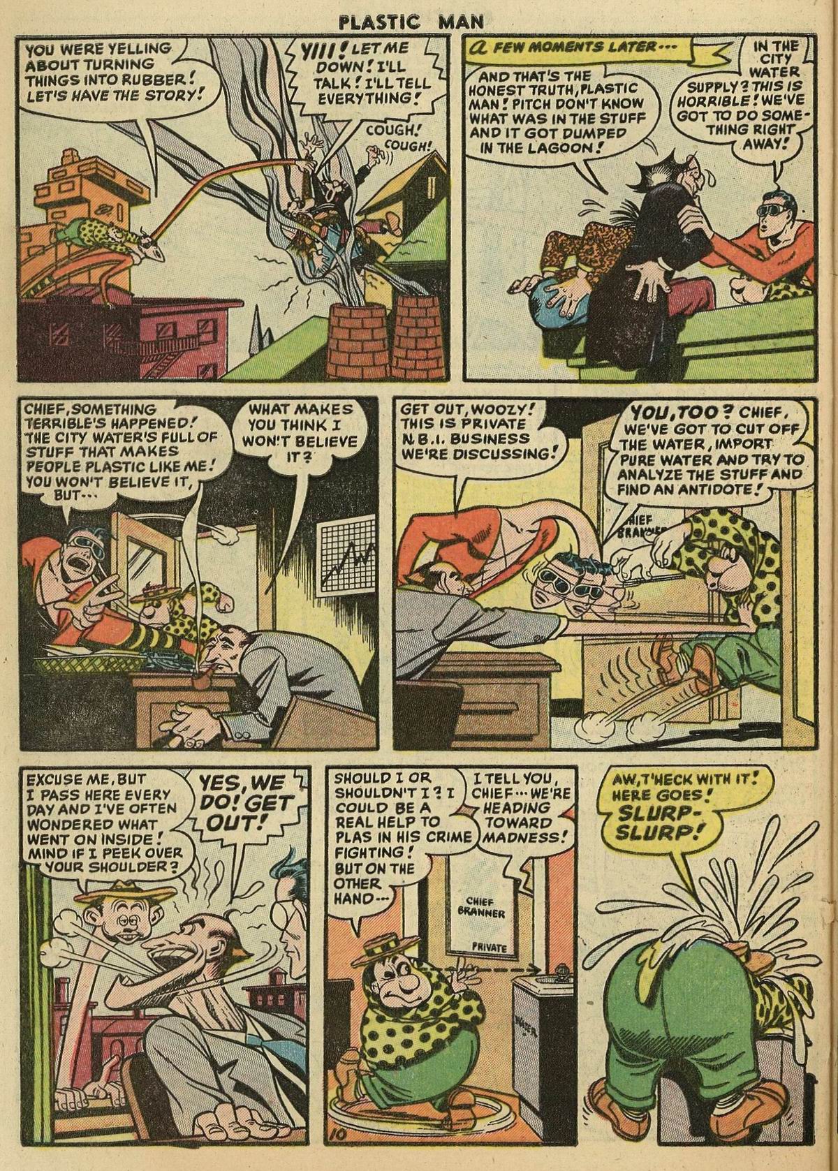 Read online Plastic Man (1943) comic -  Issue #56 - 28