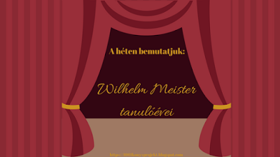 Goethe Wilhelm Meister tanulóévei
