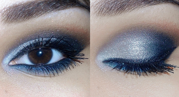 Inspiração: Maquiagem Azul e Prata Inspiração: Maquiagem Azul e Prata