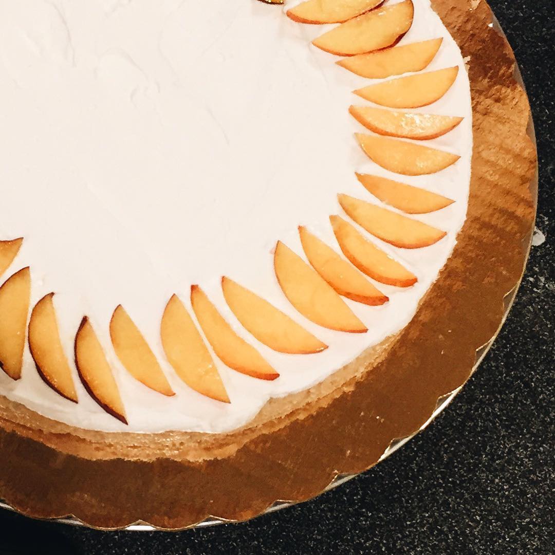 i heart baking! rainbow sprinkle birthday cake with beaded border