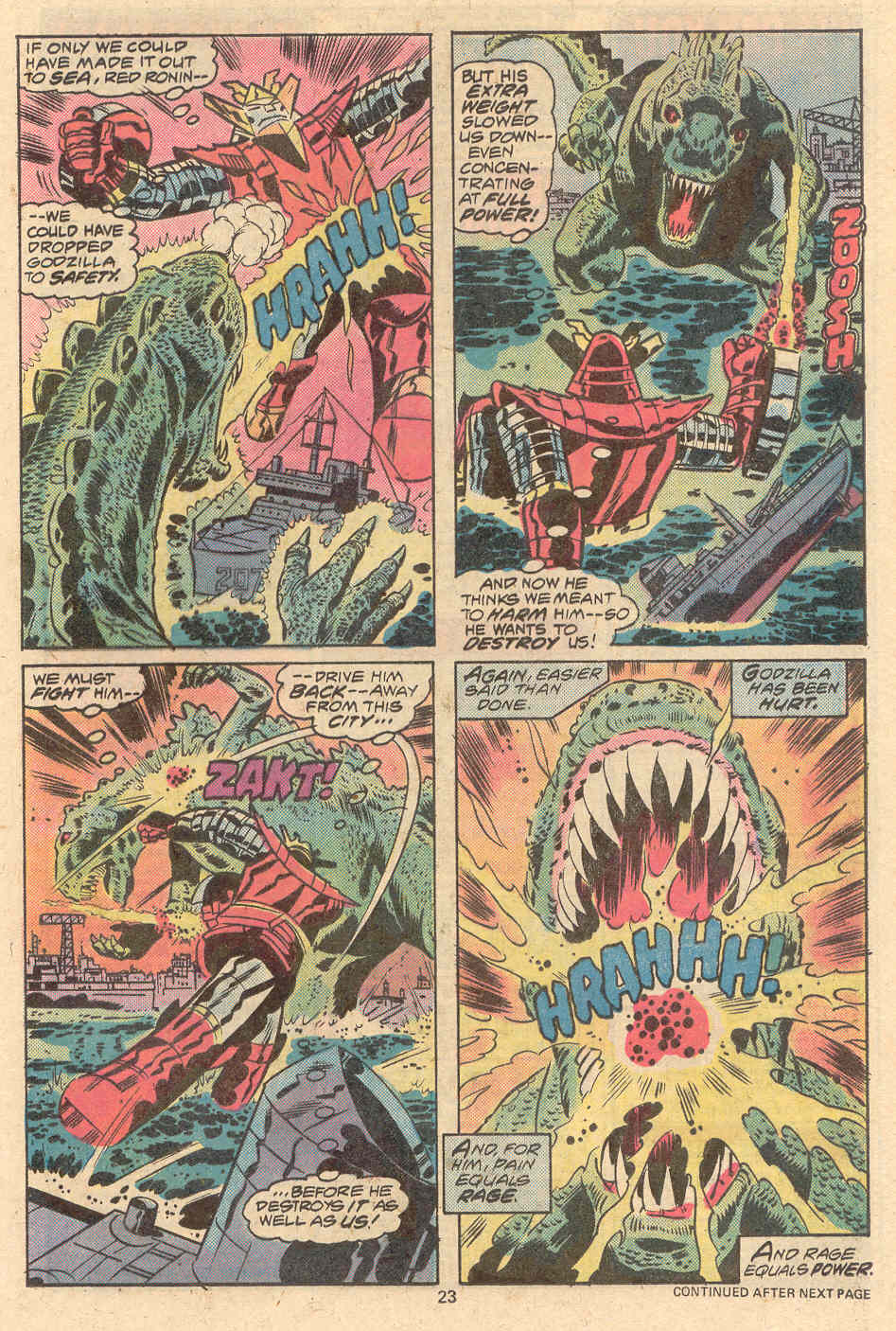 Godzilla (1977) Issue #8 #8 - English 14